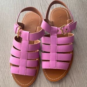 Purple sandals